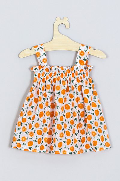 ADABEBEK Strappy Tangerine Dress 006