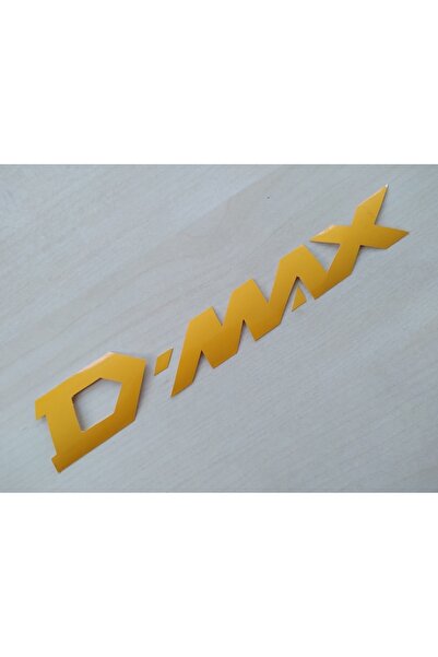 DNZSM D-MAX نص أصفر 19x3 سم (سعر اللحم) ملصق ISUZU D-MAX، ملصق D-MAX، معطف D-MAX