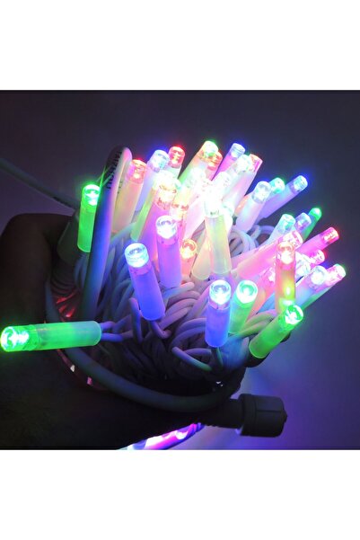 Sunlight Dış Mekan Led Aydınlatma 10M Ağaç Işığı 100L Beyaz Kablo RGB