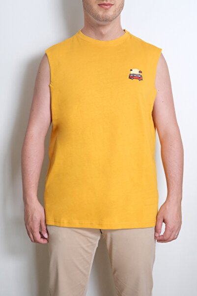 colorebel Sun Road Minibüs Nakış Armalı Advisor Kolsuz T-shirt