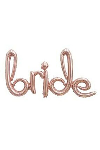 aşkın concept Bride Folyo Balon Rose Gold