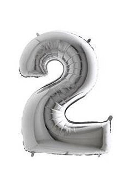 aşkın concept Gümüş 2 Rakam Balon 16 İnç Doğum Günü Parti Süsü