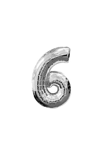 aşkın concept Foil Balloon Number 6 100cm