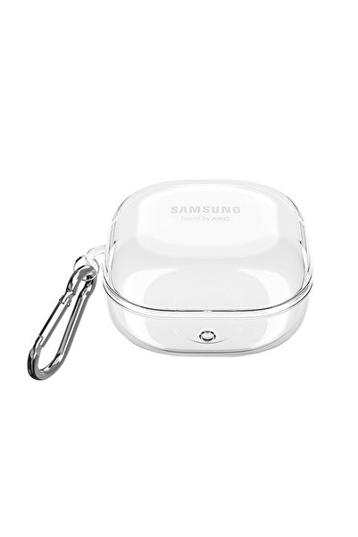 Microsonic Samsung Galaxy Buds Pro - حافظة معلقة، سيليكون شفاف