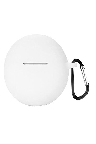 Microsonic Oppo Enco Buds 2 Mat Silikon Kılıf Beyaz