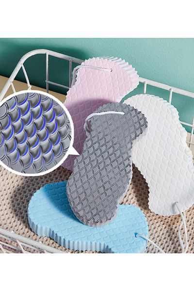 AYLA STAND Soft Sponge Body Scrubber Bath Exfoliating Scrubbing Sponge Shower Body Skin Cleanser (From Abroad)