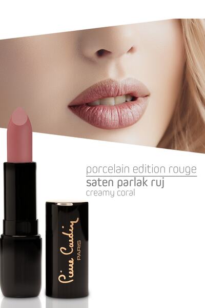 Pierre Cardin أحمر شفاه إصدار بورسلين - كريمي كورال - 233