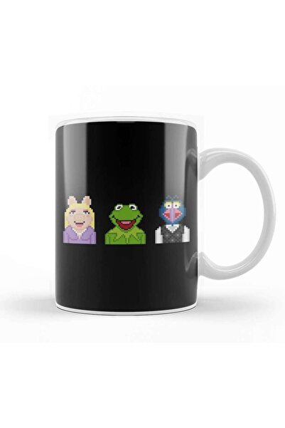 Baskı Dükkanı كوب بورسلين من ذا ميبيت كيرميت ميس بيجي وجونزو ذا ميبيتس بيكسل