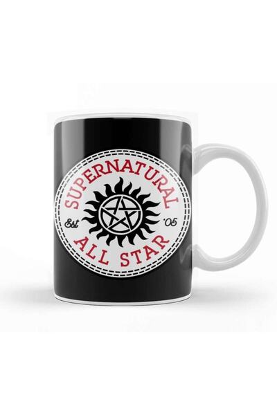 Supernatural All Star Converse Logo Mug Porcelain