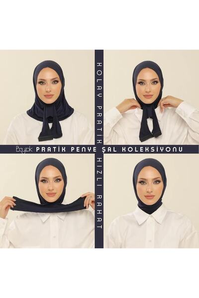 Beyzak Sand Practical Combed Cotton Shawl - Women's Hijab Velcro Hijab Bonnet