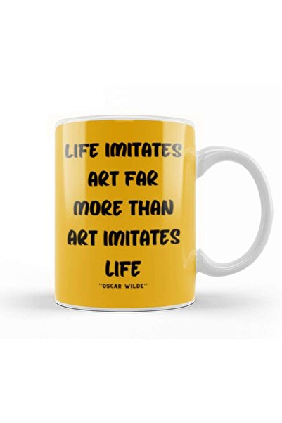 Baskı Dükkanı Life Quotes Style Lover Sayings Words Gifts Oscar Wilde كوب من ...