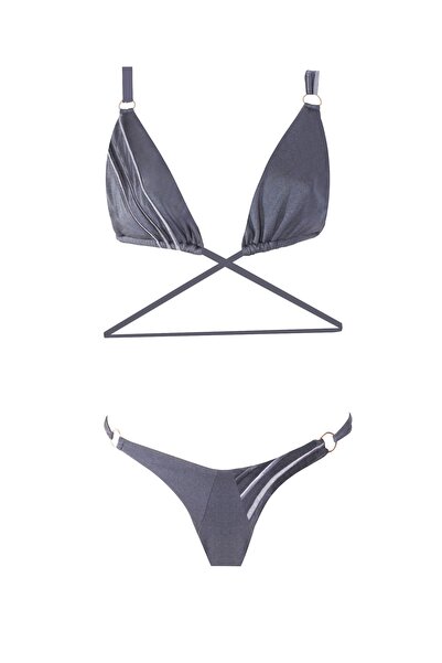 Monument Swimwear Theıa - Bikini Takım - Antrasit