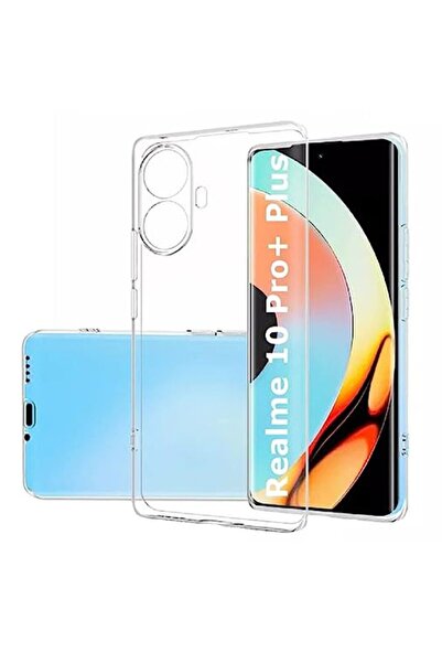 NANOSPACE Realme 10 Pro Plus 5G Kılıf Lüx Şeffaf Silikon