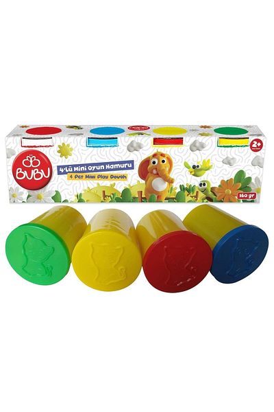 Bubu Mini Play Dough 4 Pack -Oh0004