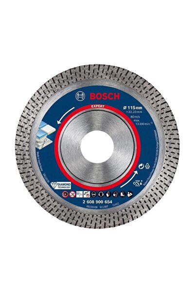 Bosch EXPERT HardCeramic Elmas Kesme Diski 115 x 22,23 x 1,4 x 10 mm