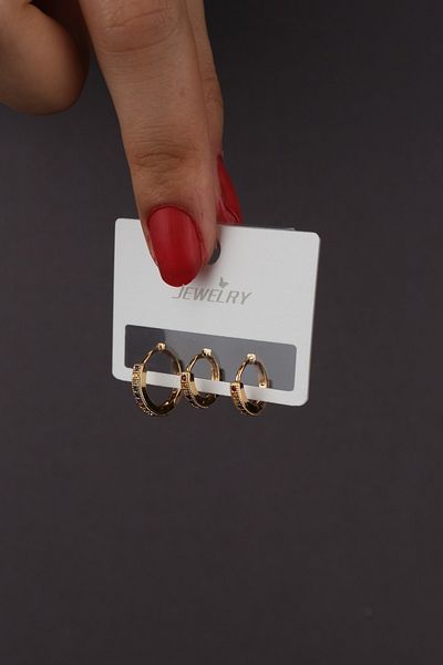Jack Ferrero STEEL EARRINGS WITH AN INVOICE WITHOUT DISCOLORATION GUARANTEED