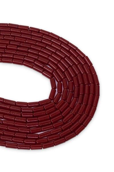 Dünya Doğal Taş 7x3 MM Silindir Mercan Taşı Dizi