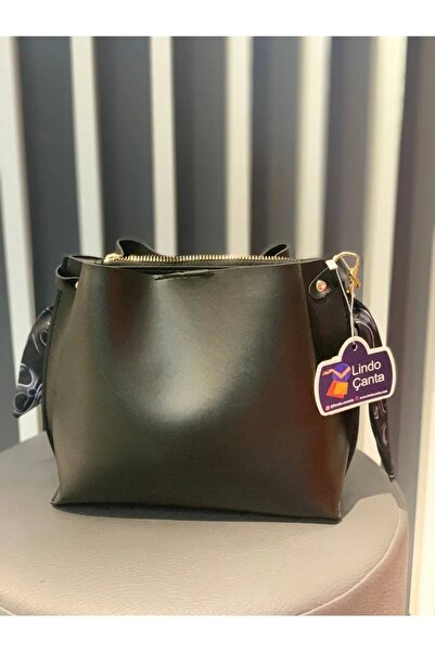 VİABAG Puha bőr női táska - sállal, lánctartozékokkal, 3 rekesszel, kézi karhoz és vállhoz