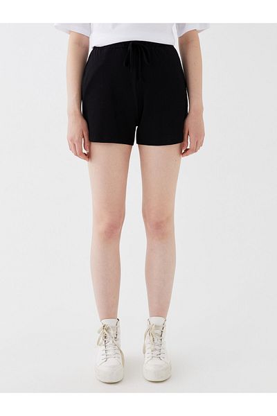 LC Waikiki Bequeme, vorgeformte Damen-Shorts mit elastischem Bund