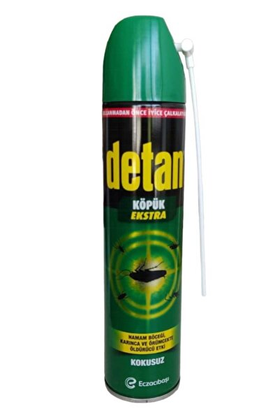 Detan KÖPÜK EKSTRA KOKUSUZ 275 ML - (HAMAMBÖCEĞİ VE ÖRÜMCEKTE ETKİLİ)