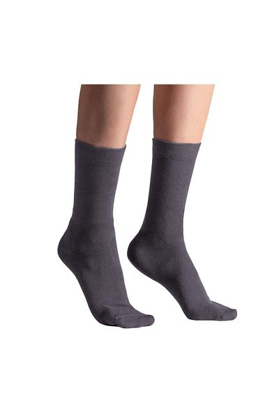 The Mia Mage Organic Cotton Women's Socks Anthracite 36-40