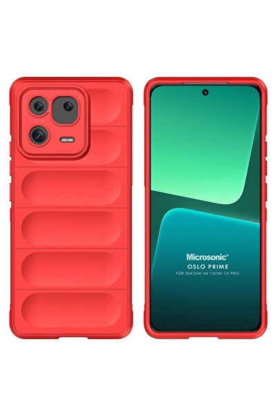 Microsonic Xiaomi Mi 13 Pro Kılıf Oslo Prime Kırmızı