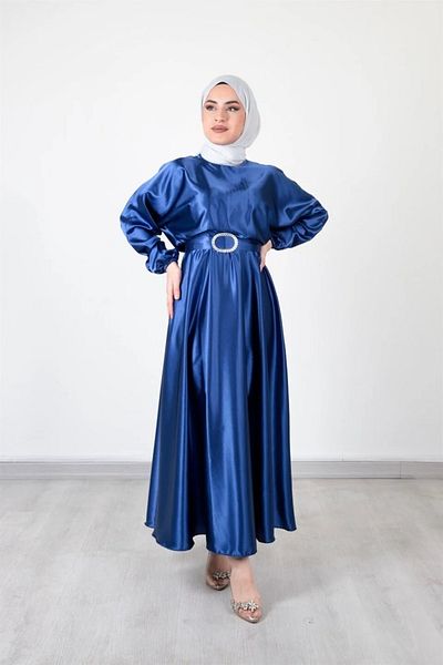 HB MODA COLLECTİON Σατέν Φόρεμα για Ειδικές Περιστάσεις