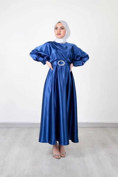 HB MODA COLLECTİON Σατέν Φόρεμα για Ειδικές Περιστάσεις