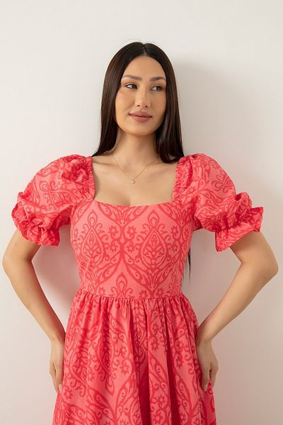 PULLIMM Square Collar Poplin Dress 3161