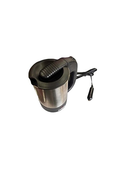 ASBEN Otomatik Çelik 24v Araç Çakmak Girişli Su Isıtıcı Kettle 500ml AS203 Ar...