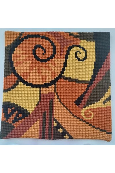 LİLYHOBBYLAND Vervaco Processed Tapestry Pillow