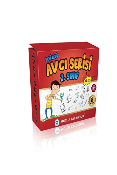 Mutlu Yayıncılık 2. Sınıf Avcı Serisi Eğitim Seti 7 Kitap "2022 Basım"