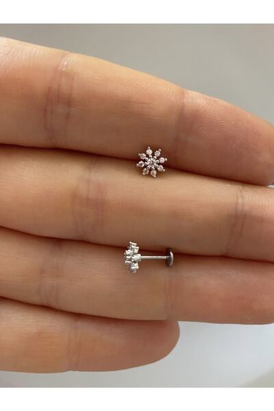 Arescollection الفولاذ الجراحي مستقيم الظهر الأمامي المدرج LABRET TRAGUS HELIX CONCH CARTILE LOBE ROOK ثقب متوافق
