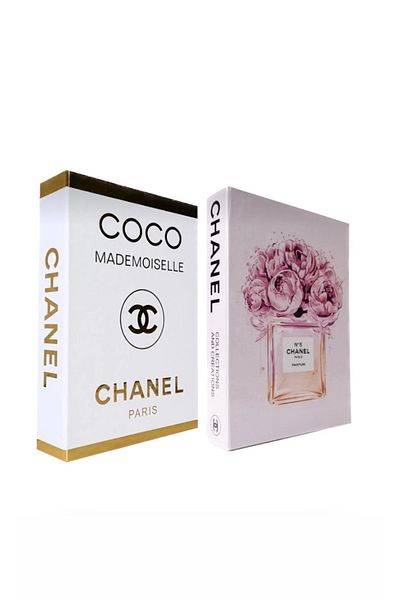 NARİBA Σετ διακοσμητικό σετ Chanel 2 τεμαχίων Σετ κουτί βιβλίου
