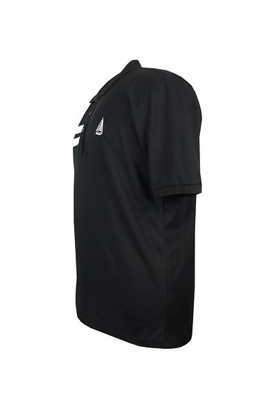marufshop Plus Size Polo Neck T-Shirt Pike Black