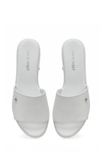 Nine West Дамски чехли CASSE 3FX в бяло