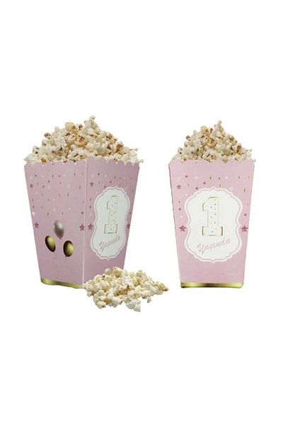 Öztürkpartievi 1 Year Old Pink Corn Popcorn Box