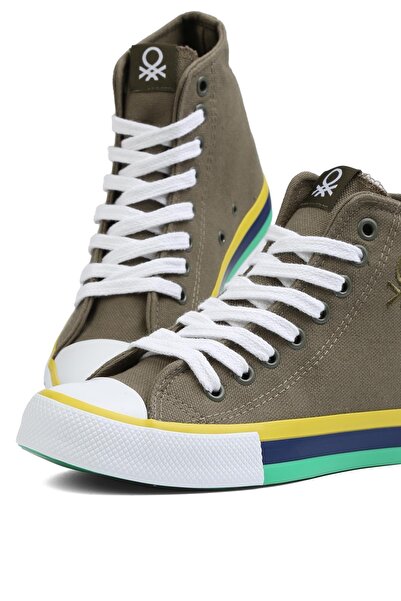 Benetton ® | BN-90189 -Haki - Kadın Spor Ayakkabı