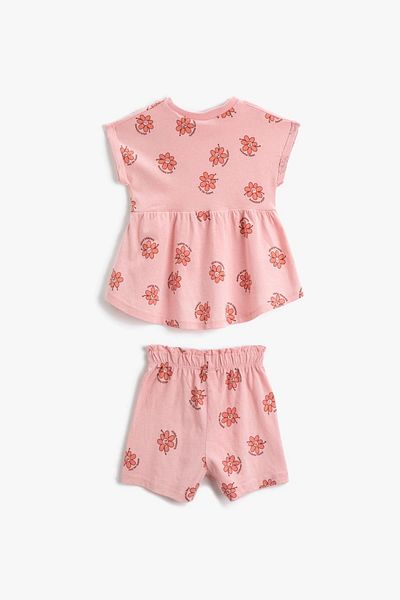 Koton Baby Girl Top-Bottom Set
