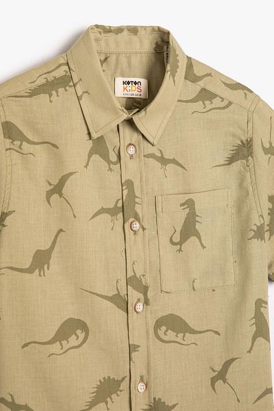 Koton Boy's Khaki Shirt