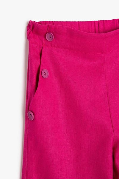 Koton Girl's Fuchsia Jeans