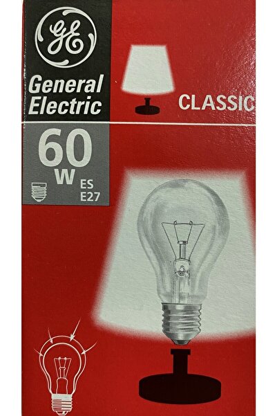 GENERAL ELEKTRİK General Electric Akkor Flamanlı Ampul 60 W Gün Işığı KLASİK ...