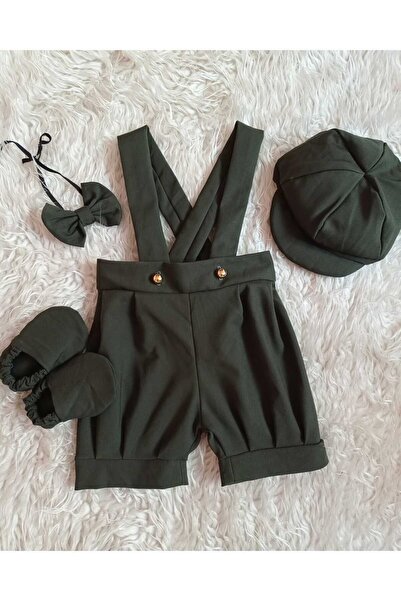 AgTasarım Haki Doğum Günü Konsept Salopet Takım