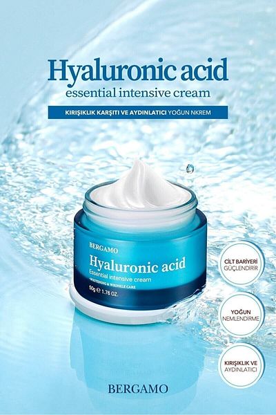Bergamo Κρέμα BERGAMO HYALURONIC ACID 50 g - Ενυδατική κρέμα προσώπου