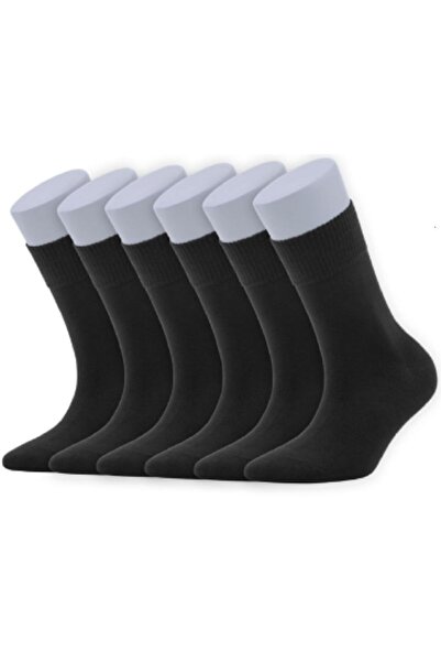 TECO STYLE Σετ 6 απλών ανδρικών κάλτσες από βαμβάκι, που δεν προκαλούν εφίδρω...