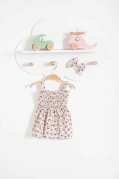 Bubito Hello Kitty Bandana Summer Baby Dress-Beige