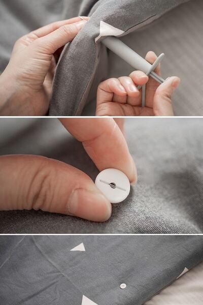 Buffer ® Quilt Cover And Sheet Holder Stabilizer Button Kit