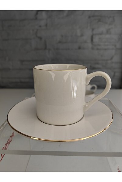 ALANYA HOME DECOR LÜKS KAHVE FİNCAN SETİ 12 PRC 6 KİŞİLİK LUXURIOUS GOLD COFF...