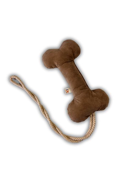 UTDpet Bestie Brown Bone Dog Traction Toy