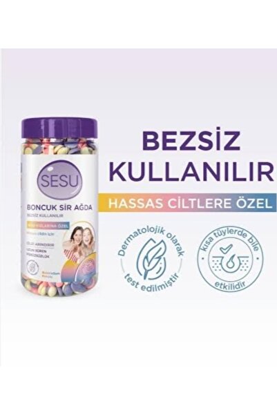 Sesu Boncuk Sir Ağda Bezsiz Kullanım 250 ml
